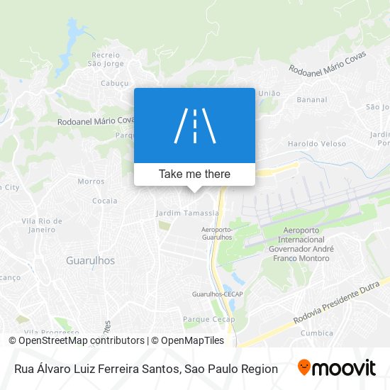 Rua Álvaro Luiz Ferreira Santos map