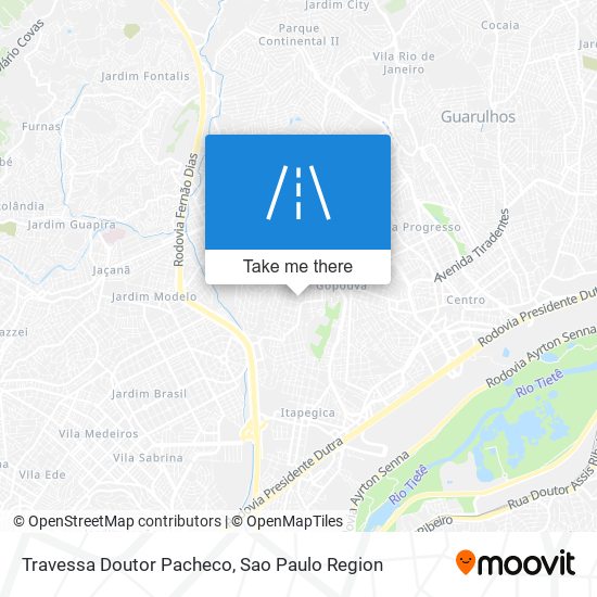 Travessa Doutor Pacheco map