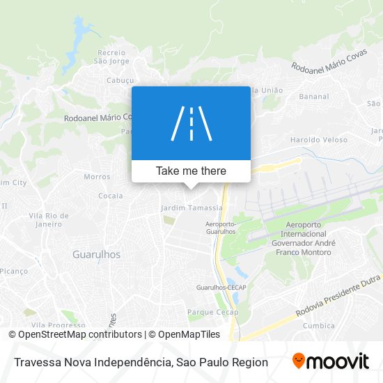 Travessa Nova Independência map