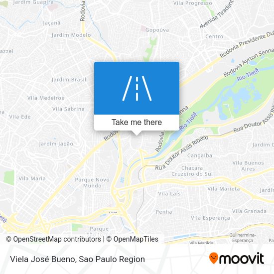 Viela José Bueno map