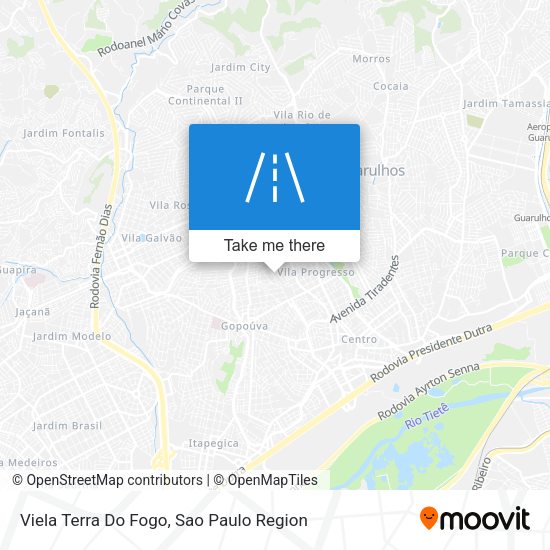 Viela Terra Do Fogo map