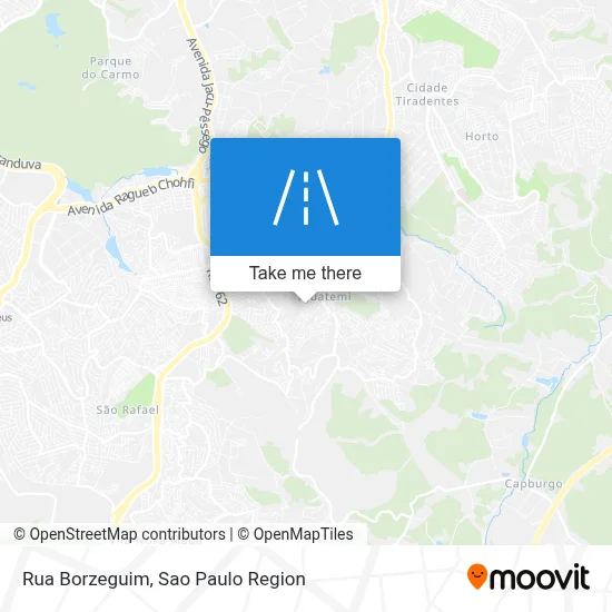 Rua Borzeguim map