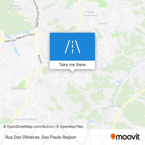 Rua Das Oliveiras map