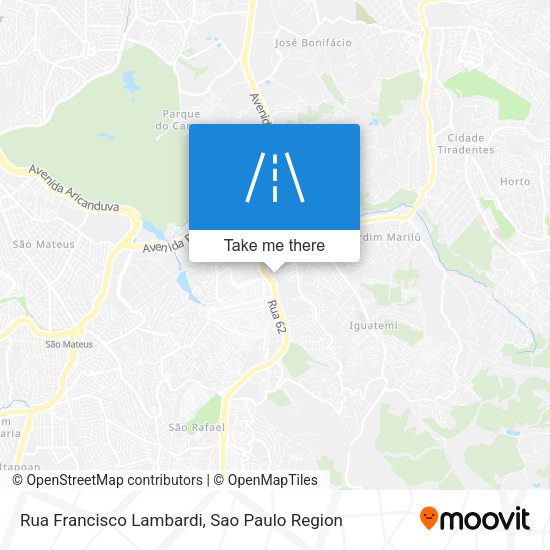Rua Francisco Lambardi map