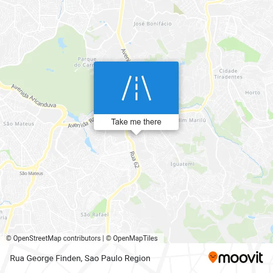 Rua George Finden map