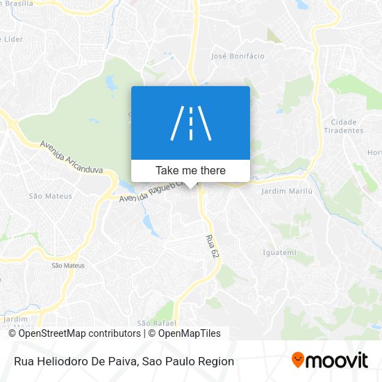 Rua Heliodoro De Paiva map