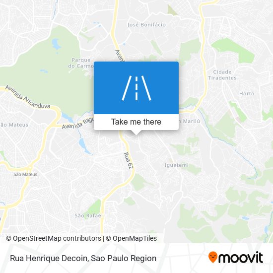 Rua Henrique Decoin map