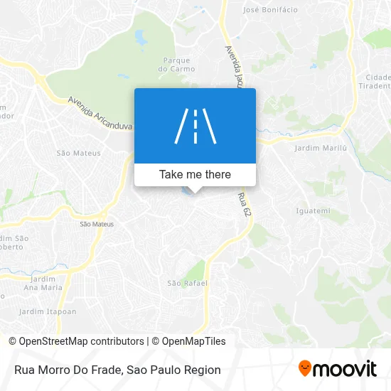 Rua Morro Do Frade map