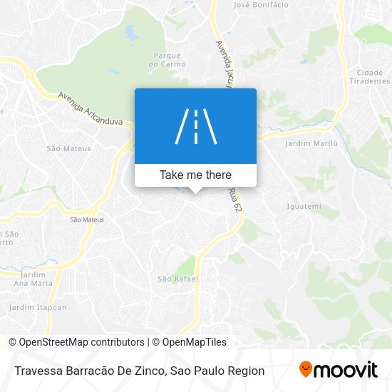 Travessa Barracão De Zinco map