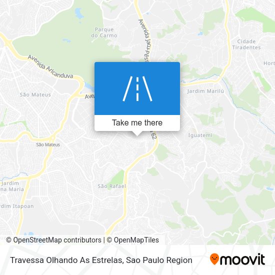 Travessa Olhando As Estrelas map