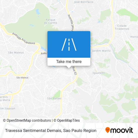 Travessa Sentimental Demais map
