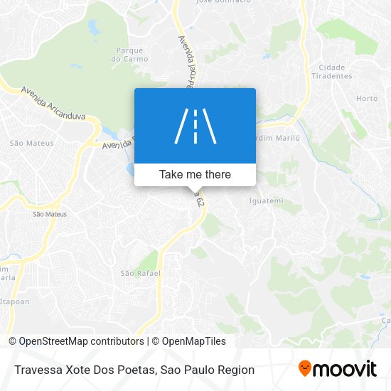 Travessa Xote Dos Poetas map