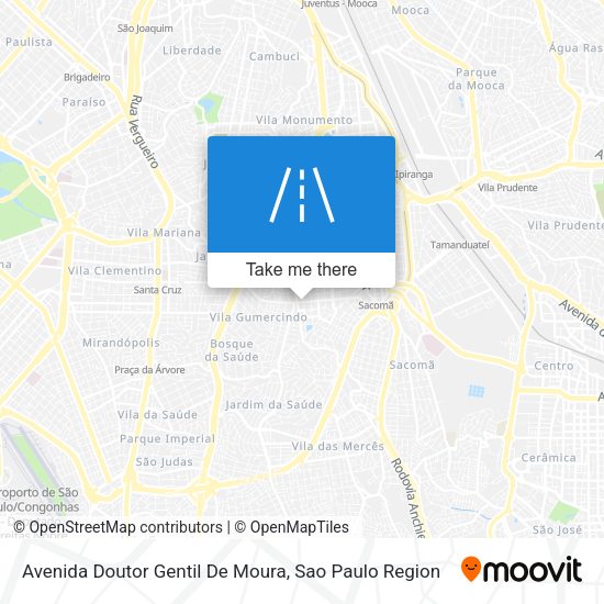Avenida Doutor Gentil De Moura map