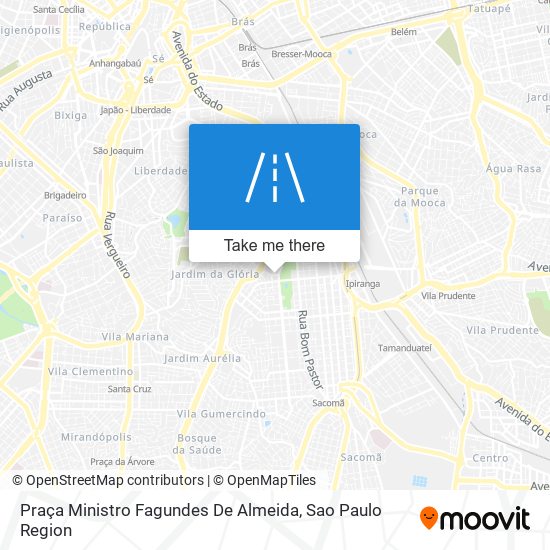 Mapa Praça Ministro Fagundes De Almeida