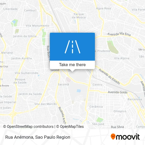 Rua Anêmona map