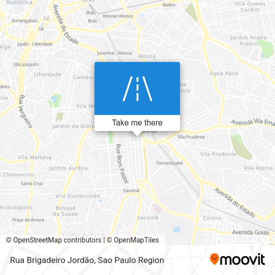 Rua Brigadeiro Jordão map