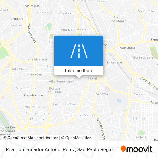 Rua Comendador Antônio Perez map
