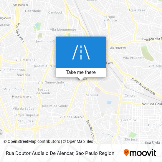 Rua Doutor Audísio De Alencar map