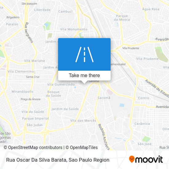 Rua Oscar Da Silva Barata map