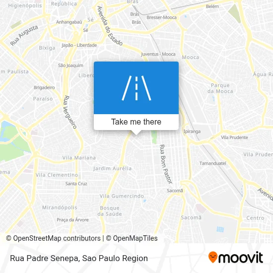 Rua Padre Senepa map