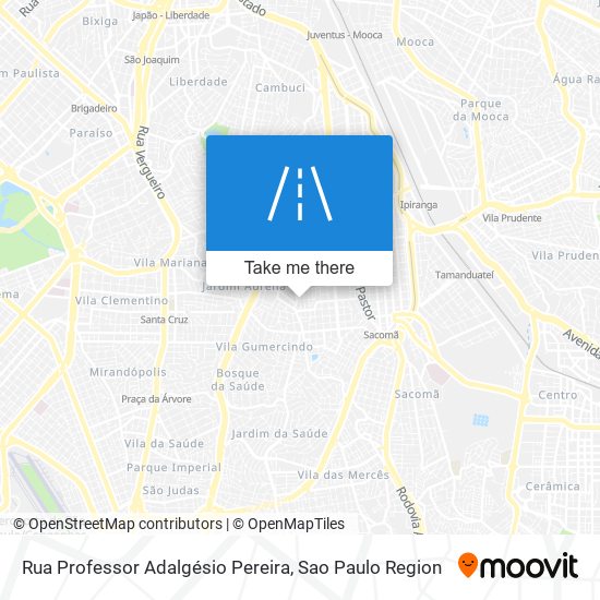 Rua Professor Adalgésio Pereira map