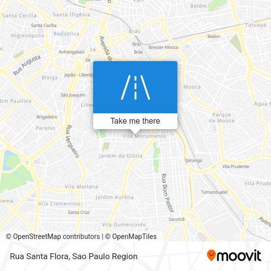 Rua Santa Flora map