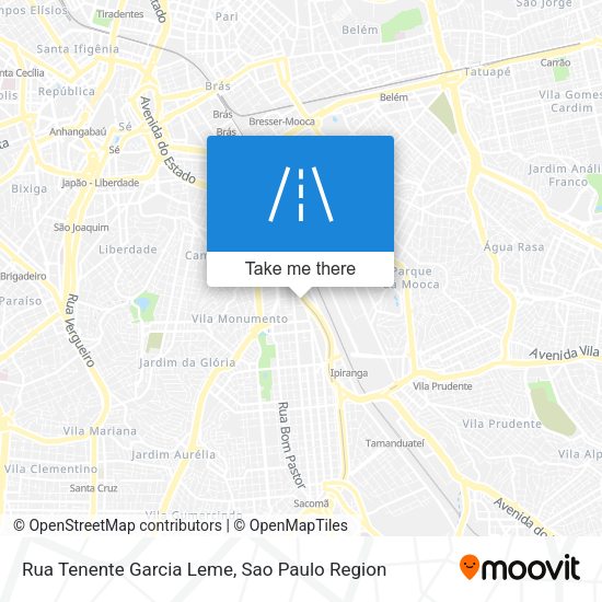 Rua Tenente Garcia Leme map
