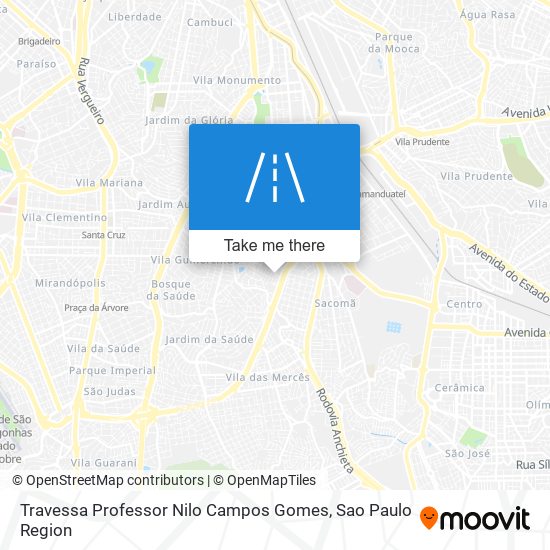 Travessa Professor Nilo Campos Gomes map