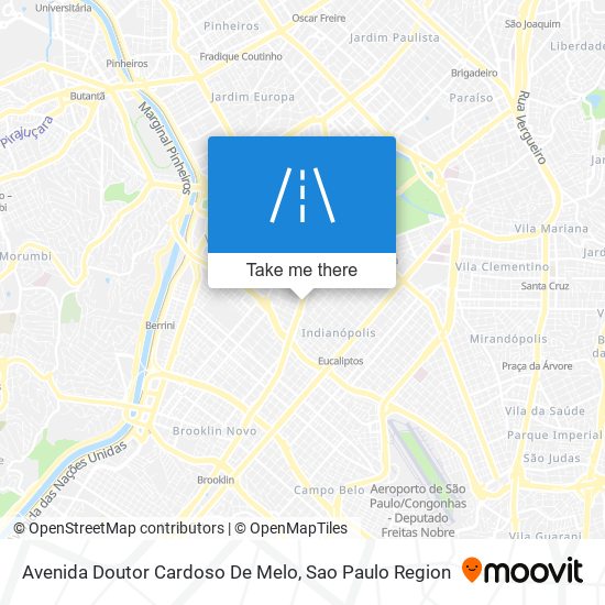 Avenida Doutor Cardoso De Melo map