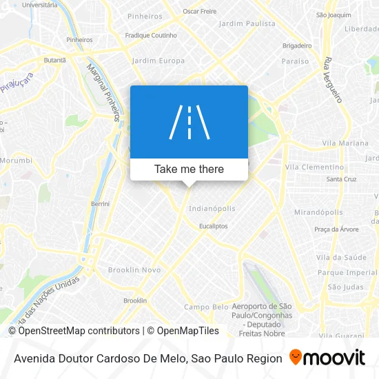 Avenida Doutor Cardoso De Melo map