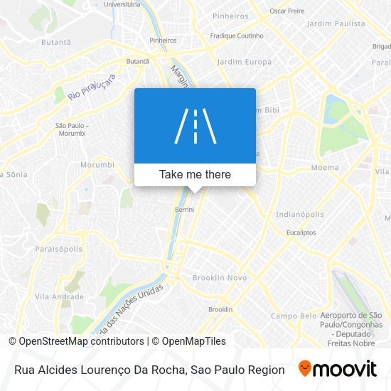 Rua Alcides Lourenço Da Rocha map