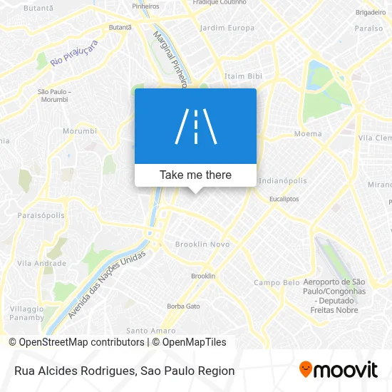 Rua Alcides Rodrigues map