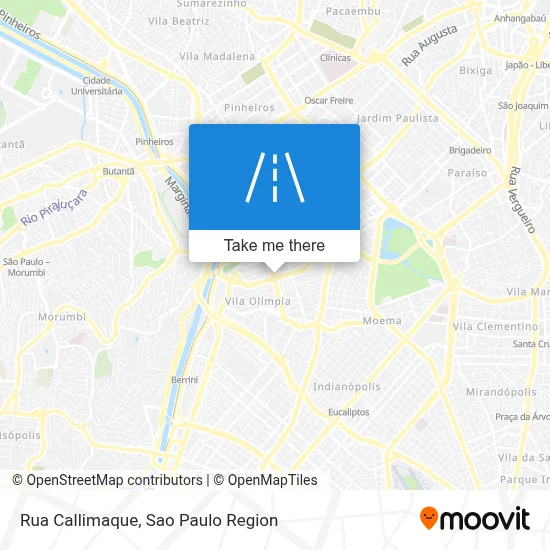 Rua Callimaque map