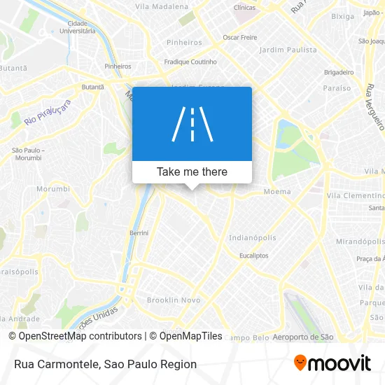 Rua Carmontele map