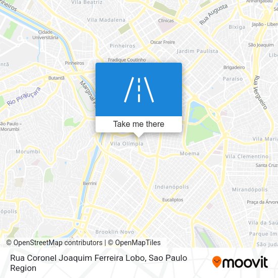 Rua Coronel Joaquim Ferreira Lobo map