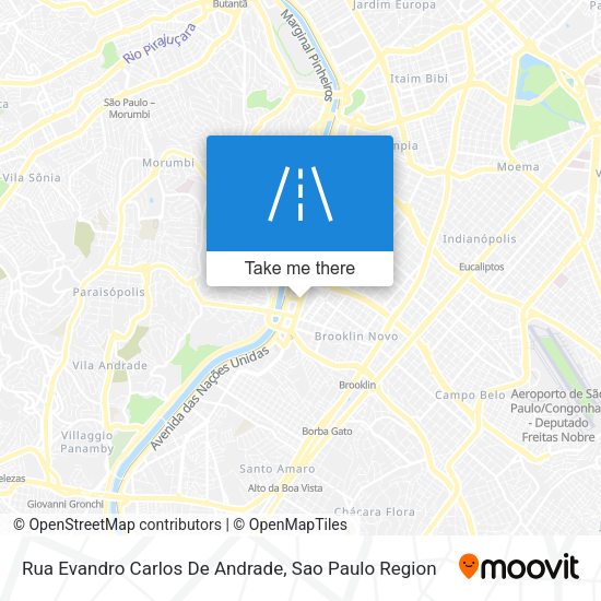 Rua Evandro Carlos De Andrade map