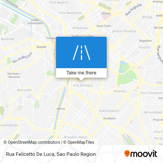 Rua Felicetto De Luca map