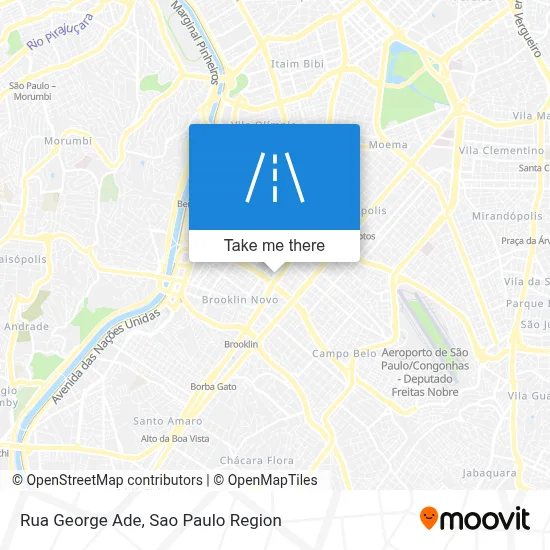 Rua George Ade map