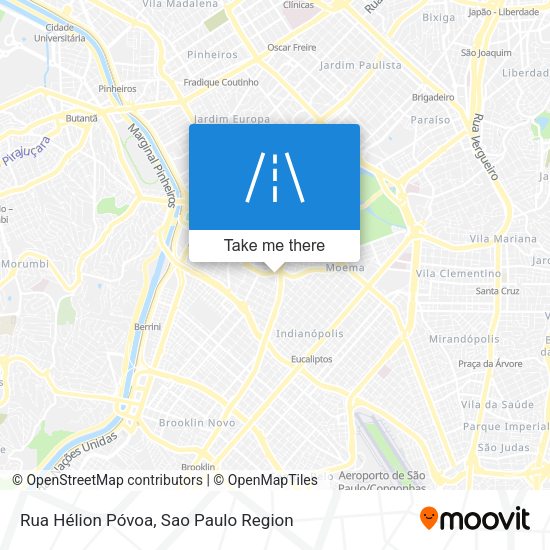 Rua Hélion Póvoa map