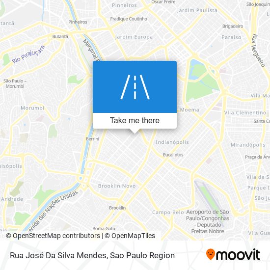 Rua José Da Silva Mendes map