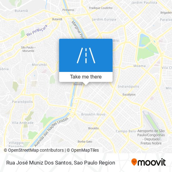 Mapa Rua José Muniz Dos Santos