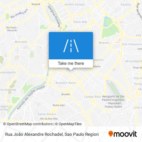 Mapa Rua João Alexandre Rochadel