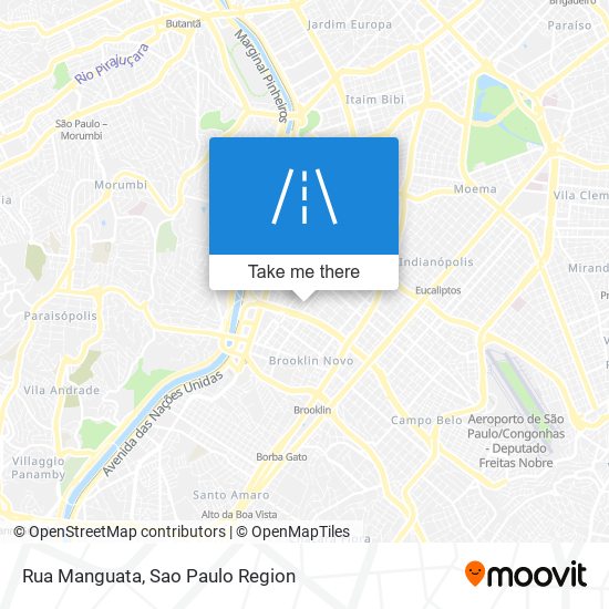 Mapa Rua Manguata