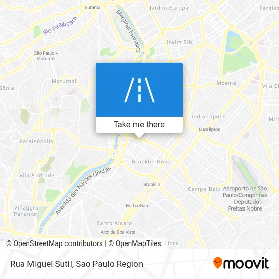 Rua Miguel Sutil map