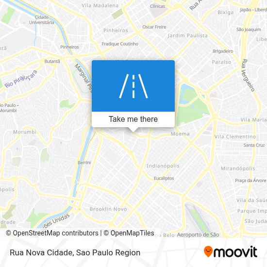 Rua Nova Cidade map