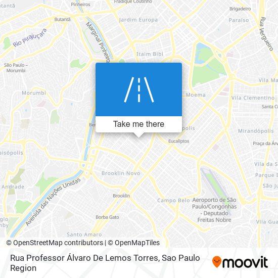 Mapa Rua Professor Álvaro De Lemos Torres