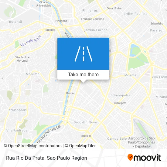 Rua Rio Da Prata map