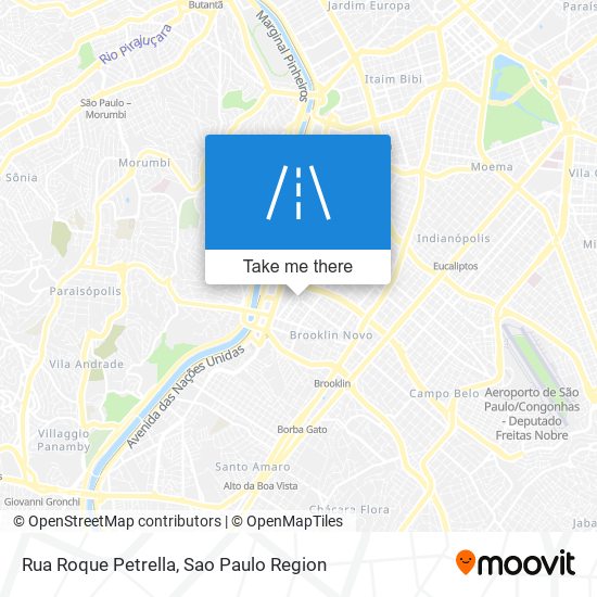 Mapa Rua Roque Petrella