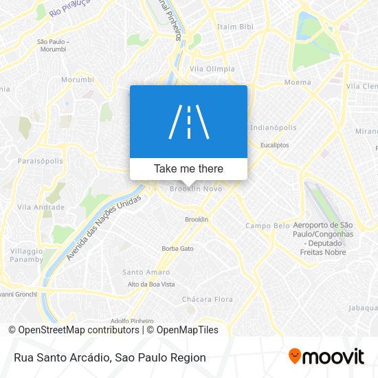 Rua Santo Arcádio map