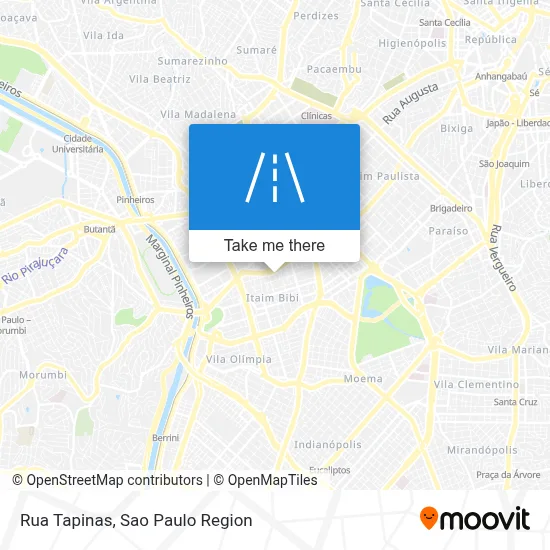 Rua Tapinas map